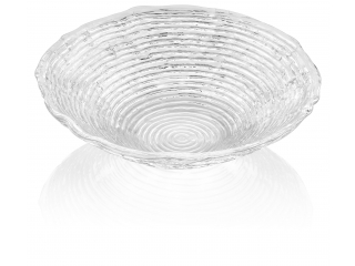 Bowl "Wave", Clear, 19 cm, 1 pc.