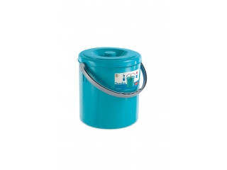 Waste bucket "Eureka" turquoise, 20 l, 1 pcs.