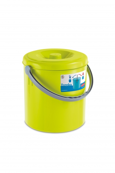 Waste bucket "Eureka" green, 20 l, 1 pcs., Articole pentru bucătărie, 