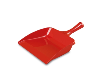 Scoop plastic red, 1 pcs, HOME - obiecte din masă plastică pentru casă, 