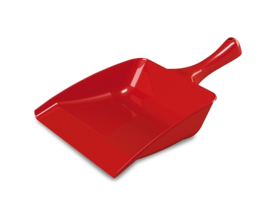 Scoop plastic red, 1 pcs., HOME - obiecte din masă plastică pentru casă, 