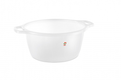 "Hygiene Line" Wash bowl transparent D.40 cm, 1 pcs., HOME - obiecte din masă plastică pentru casă, 