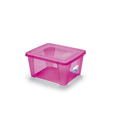 "Visual" Cutie pentru depozitare roz S, 1 buc, HOME - obiecte din masă plastică pentru casă, 