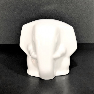 "White" Figurina elefant, 1 pcs, WHITE Collection, 