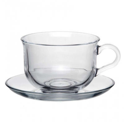 "Tashkent" Set cana cu farfurie 2 buc, 290 ml., Tea and coffee mugs, 